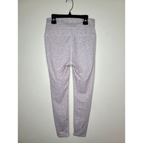 All Fenix white tan leopard print athletic leggings - medium - Picture 5 of 7